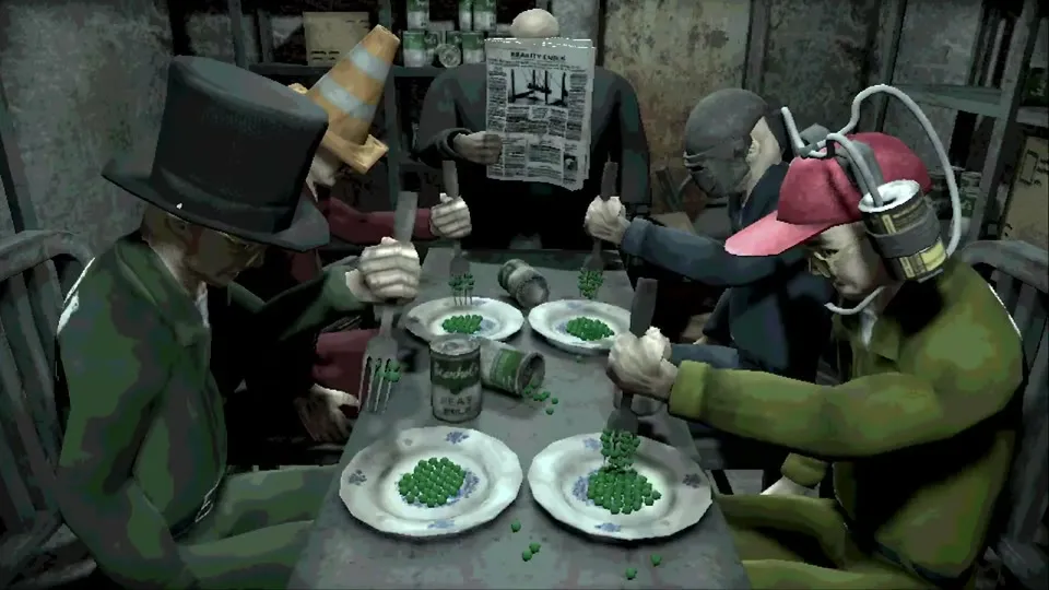Machine Party Table Manners: Host Gaze Cue & Feasting minigame screenshot in Machine Party